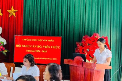 Hội nghị cán bộ, viên chức năm học 2024 – 2025